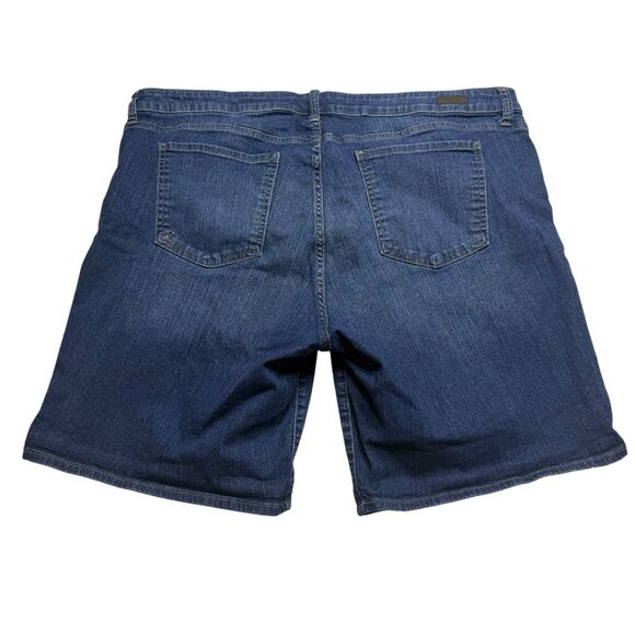 Kut from the Kloth Denim Shorts Blue Plus Size 20W - Picture 3 of 15